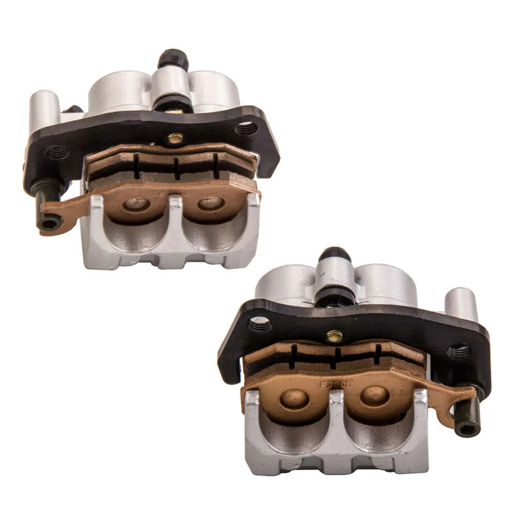 Left & Right Front Brake Caliper For Yamaha Rhino 660 YXR660 2004-2007 With Pads LAB WORK MOTO