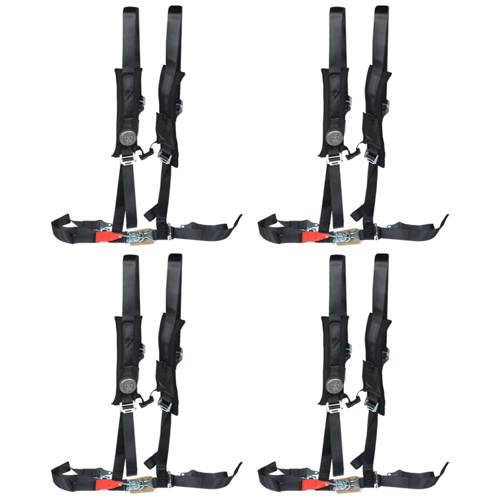 labwork 4 Pack Black A114220 4 Point Harness 2 Straps LAB WORK MOTO