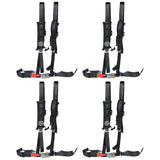 labwork 4 Pack Black A114220 4 Point Harness 2 Straps LAB WORK MOTO