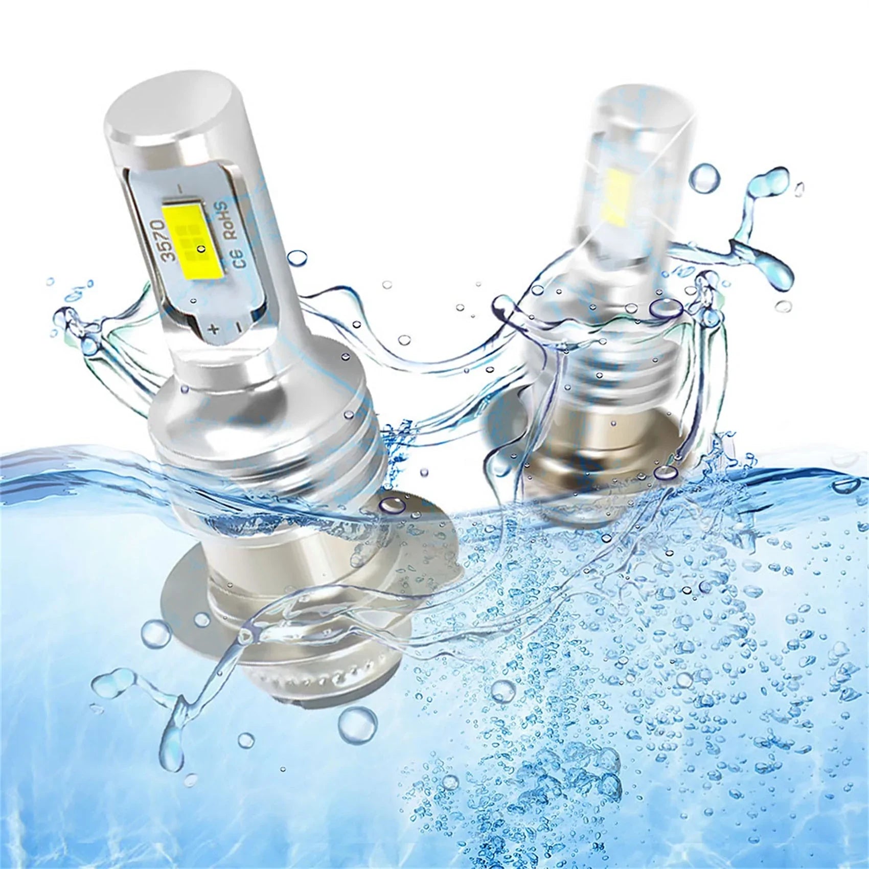labwork 6000K White H6M LED Headlights Bulbs Kit Replacement for Honda Sportrax Foreman 400 450 TRX450 TRX400EX LAB WORK MOTO