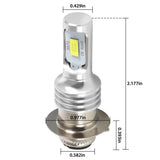 labwork 6000K White H6M LED Headlights Bulbs Kit Replacement for Honda Sportrax Foreman 400 450 TRX450 TRX400EX LAB WORK MOTO