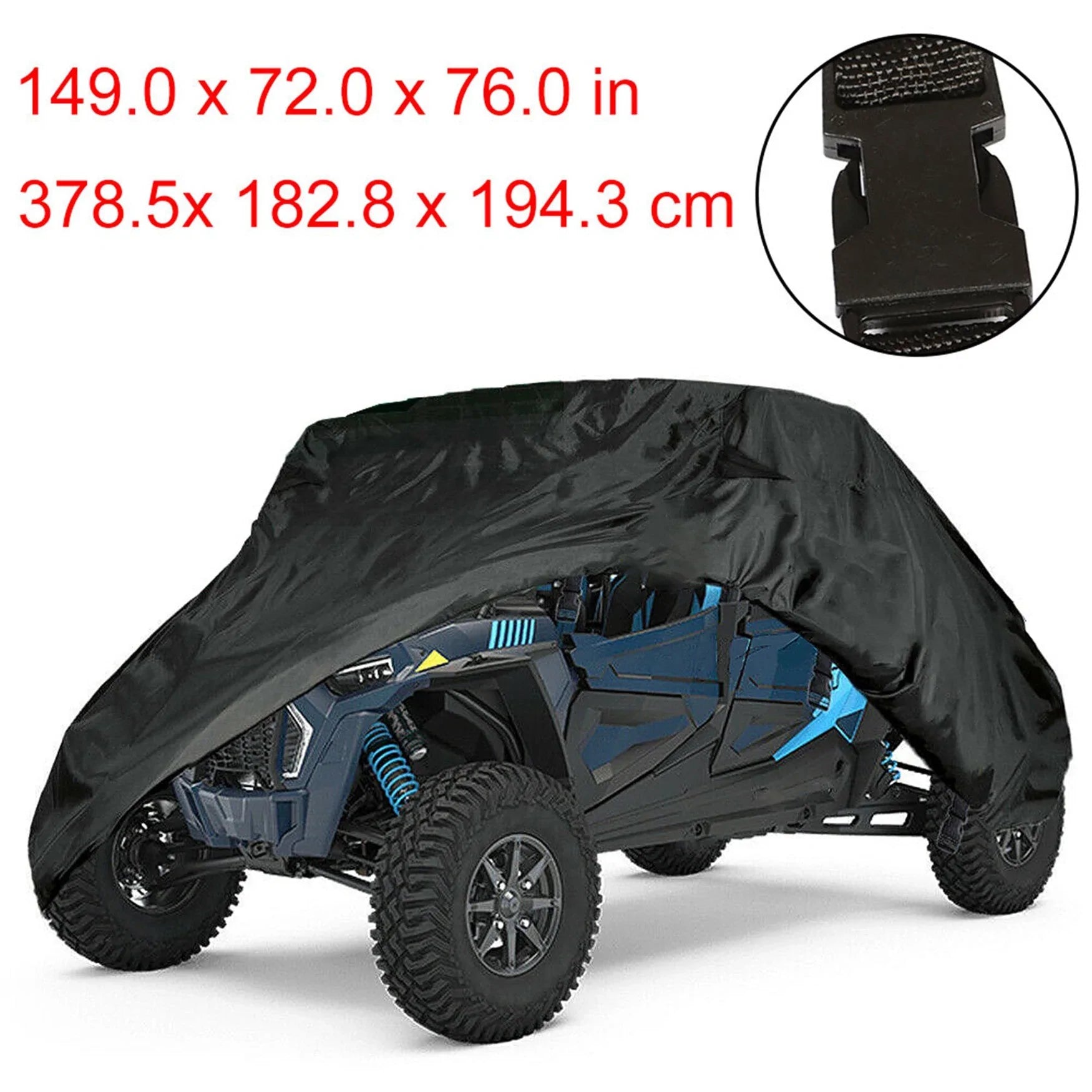 labwork Double Row Seat Utility Vehicle Cover SXS Replacement for 2016-2021 Polaris RZR XP 4 LAB WORK MOTO