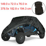 labwork Double Row Seat Utility Vehicle Cover SXS Replacement for 2016-2021 Polaris RZR XP 4 LAB WORK MOTO