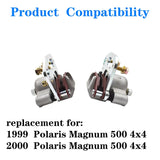 labwork Front Brake Caliper Set with Pads Replacement for Polaris Magnum 500 1999 2000 LAB WORK MOTO