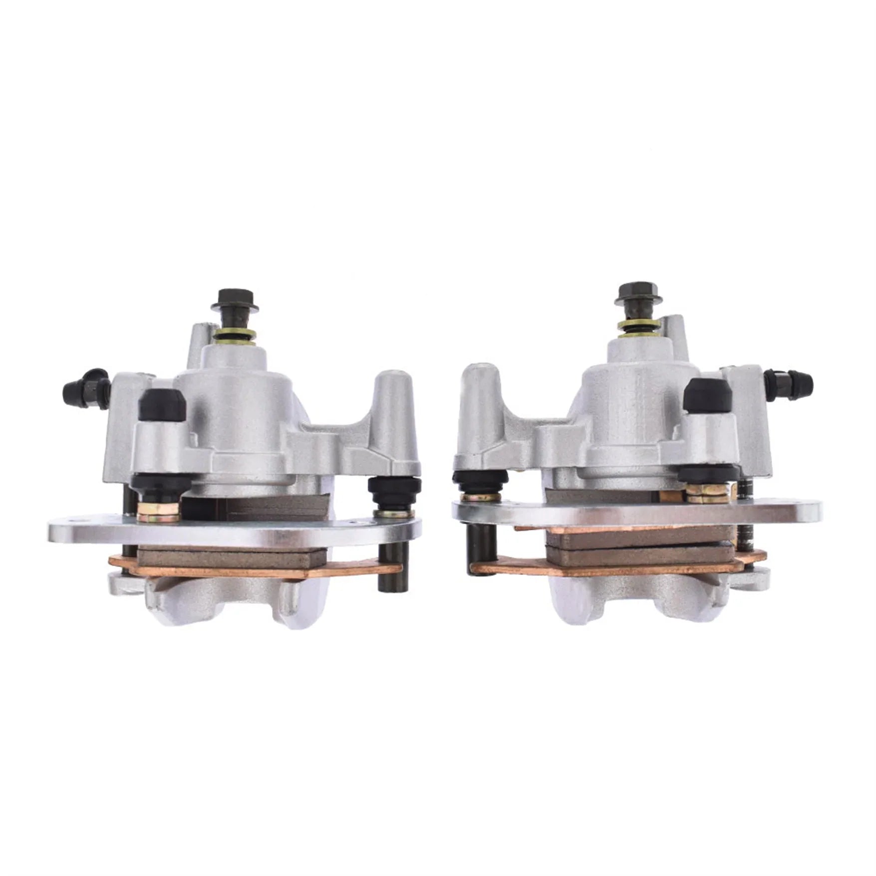 labwork Front Left Right Brake Calipers with Pads Replacement for Yamaha Grizzly 700 YFM700F/P 2007-2018 LAB WORK MOTO
