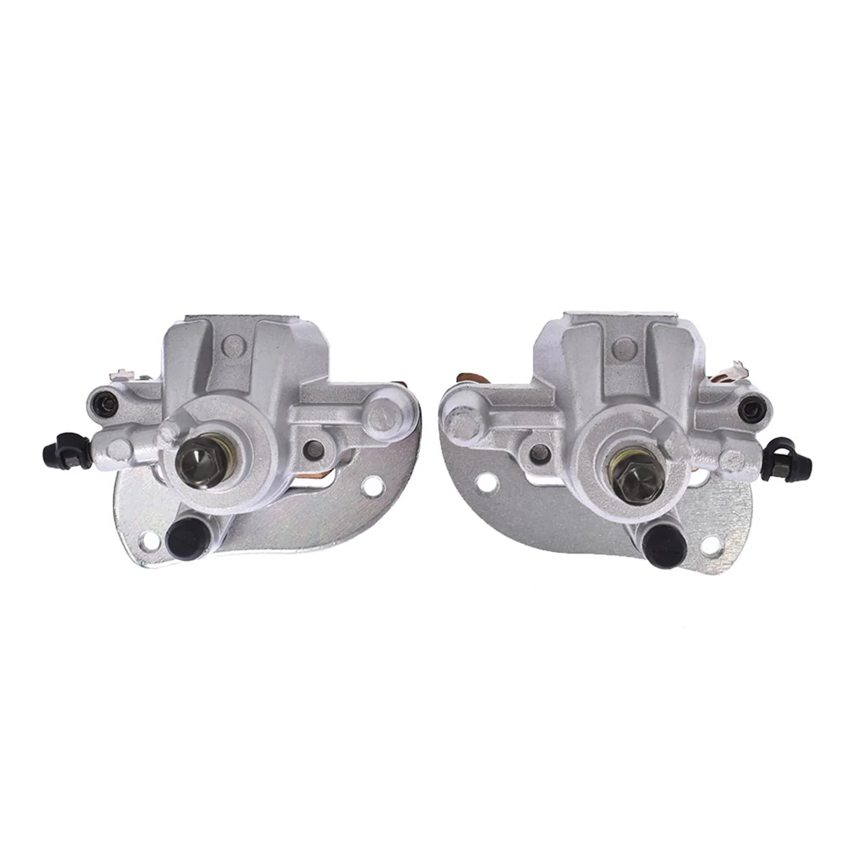 labwork Front Left Right Brake Calipers with Pads Replacement for Yamaha Grizzly 700 YFM700F/P 2007-2018 LAB WORK MOTO