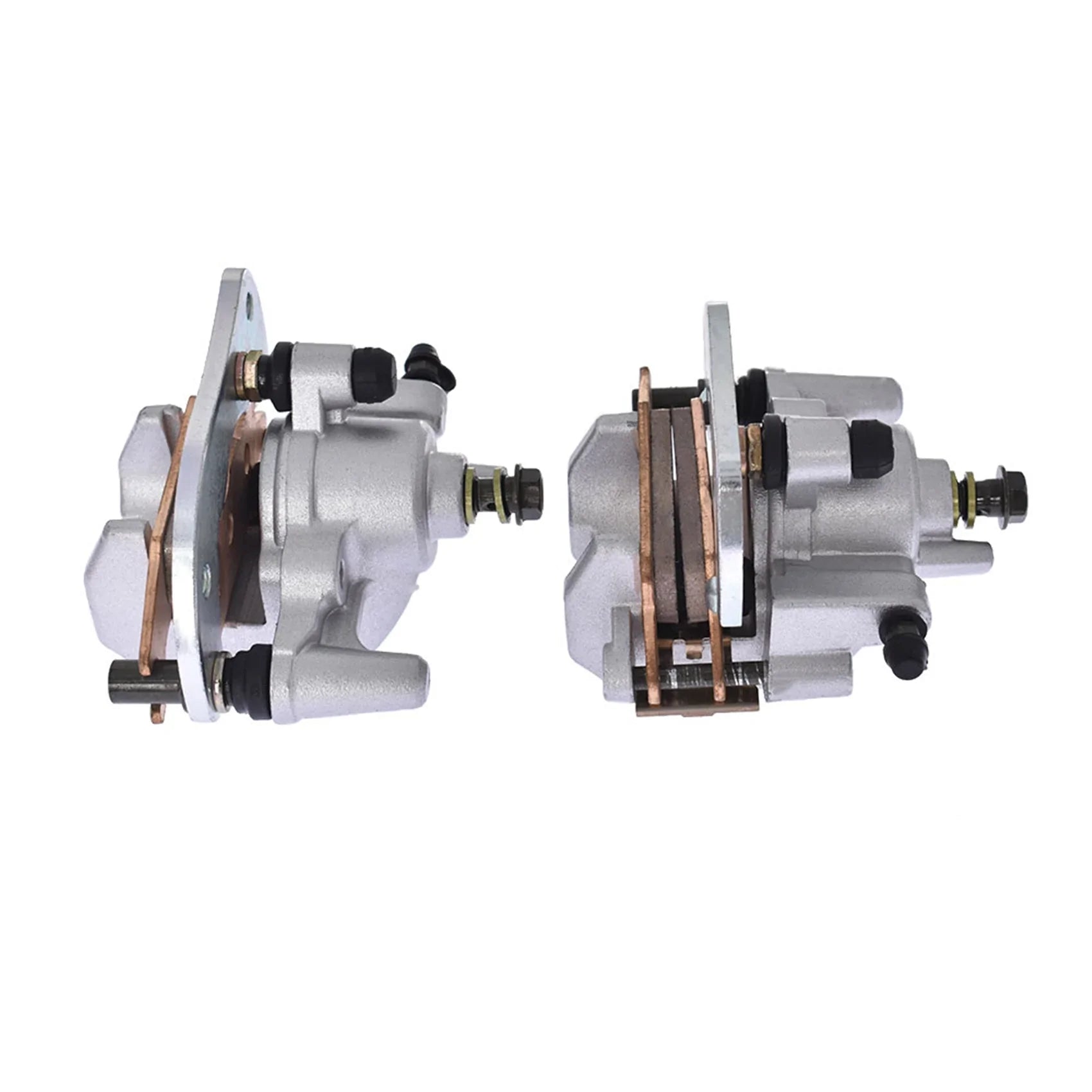 labwork Front Left Right Brake Calipers with Pads Replacement for Yamaha Grizzly 700 YFM700F/P 2007-2018 LAB WORK MOTO
