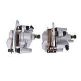 labwork Front Left Right Brake Calipers with Pads Replacement for Yamaha Grizzly 700 YFM700F/P 2007-2018 LAB WORK MOTO