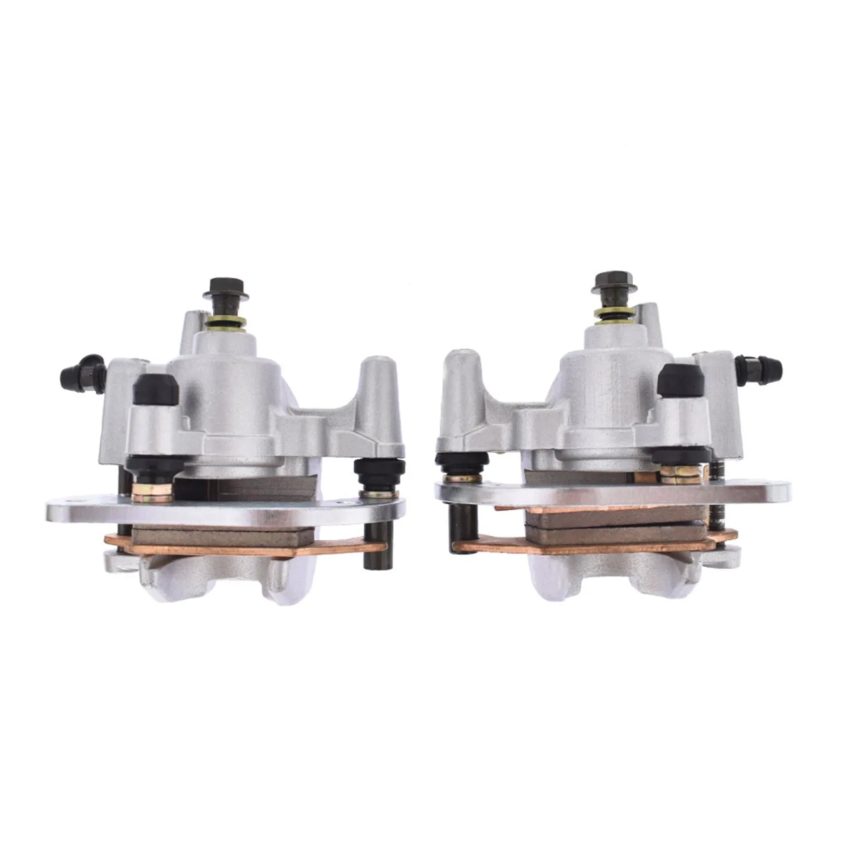 labwork Front Left Right Brake Calipers with Pads Replacement for Yamaha Grizzly 700 YFM700F/P 2007-2018 LAB WORK MOTO