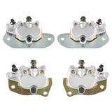 labwork Front and Rear Brake Calipers Set With Pads Replacement for 2008-2013 Yamaha Rhino 700 YXR700 LAB WORK MOTO