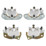 labwork Front and Rear Brake Calipers Set With Pads Replacement for 2008-2013 Yamaha Rhino 700 YXR700 LAB WORK MOTO