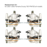 labwork Front and Rear Brake Calipers w/Pads 3B4-2580W-11-00 Replacement for 2007-2020 Yamaha Grizzly 700 YFM700F/P LAB WORK MOTO