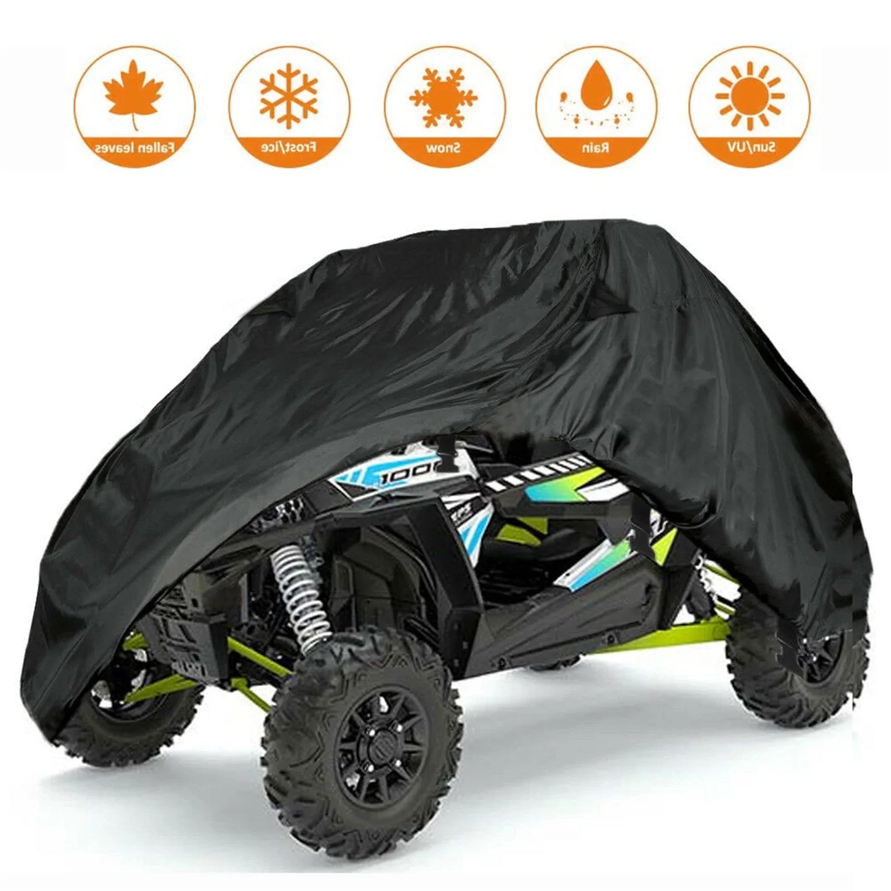 labwork UTV Cover Heavy Waterproof SxS Utility Vehicle Cover Storage Dust Cloth Replacement for Polaris RZR XP 900 1000 XP LAB WORK MOTO