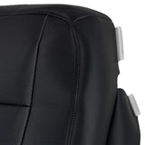 Seat Cover Driver Black Leather Bottom and Top 2Pcs Replacement for 2007-2014 Expedition Sport Utility 4-Door