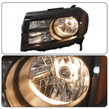 Driver and Passenger Side Replacement for Honda Pilot 2012-2015 Black Housing Headlights Assembly 33150SZAA11 33100SZAA11