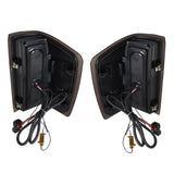 Labwork Left+Right LED Tail Lights Black Lamp Fit For 2014-2018 Chevy Silverado