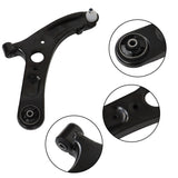 labwork 10Pcs Front Steering Suspension Control Arm with Ball Joint Tie Rod Sway Link Replacement for Hyundai Elantra 2011-2016