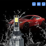 labwork 2Pcs 9005/HB3 LED Headlight Bulbs,72W 10000LM 6000K Cool White Super Bright Auto High Beam/Low Beam LED Headlight Conversion Kit