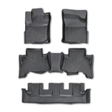 TPE Floor Mats Liner For 2013-2024 Toyota 4Runner 7-Seat All-Weather Waterproof