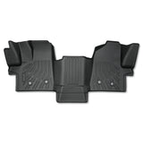 Black Front TPE Car Floor Mats Replacement for Transit 150 250 350 2022-2025
