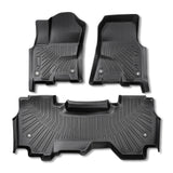 3Pcs Car Floor Mats Liner Front and Rear TPE Black Replacement for R-a-m 1500 2025 2026
