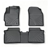 Floor Mats Liner For 2010-2015 Toyota Prius TPE 3D Model All-Weather Black 3PCS