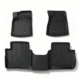 3Pcs Car Floor Mats Front and Rear TPE Black Replacement for Rogue 2021-2026