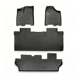 Floor Mats 3 Row Liner Set for 2011-2012 Toyota Sienna 8seats