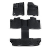 TPE For 2011-2012 Toyota Sienna 7 Seat 3 Rows Floor Mats Liners All Weather