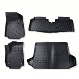 Floor Mats for 2018-2024 Chevy Equinox (Not for EV) / GMC Terrain, All-Weather TPE Custom Fit Floor Liners Cargo Liner