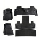 5-Piece 3D TPE All-Weather Floor Mats for 2018-2024 Ford Expedition Max [2nd Row Bucket Seats]