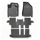 4-Piece 3D TPE Floor Mats Set (1st, 2nd & 3rd Row) for 2013-2020 Nissan Pathfinder & 14-20 Infiniti QX60