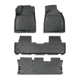 TPE Floor Mats for Toyota Highlander 7&8 Seats(Not for Hybrid) | 2014 2015 2016 2017 2018 2019 All Weather Custom Fit Heavy Duty Floor Liners