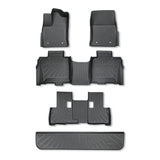 Floor Mats & Cargo Mat Fits 2023-2025 Toyota Sequoia 7 & 8 Passenger TPE