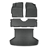 3D TPE Floor Mats & Trunk Cargo Liners All Weather Fits 2012-2017 Toyota Prius V