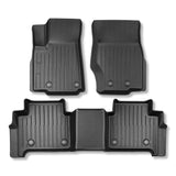 3PCS TPE All-Weather Floor Mats for 2022-2025 Jeep Grand Cherokee
