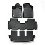 3D Black Car Floor Mats 4Pcs Floor Liners Replacement for Highlander 2008-2013