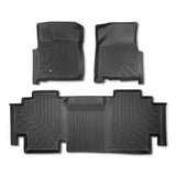 3Pcs Front and Rear TPE Car Floor Mats Replacement for F250 F350 Super Duty SuperCab 1999-2007