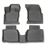 labwork 3-Piece 3D TPE All-Weather Floor Mats for 2017-2020 Ford Fusion Front & Rear Set