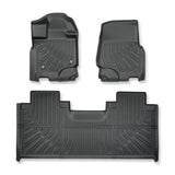 3D Custom Fit TPE Floor Liners Set for 2015-2025 Ford F-150 Extended Cab / SuperCab - All-Weather Protection (Fits Bench Seat Only)