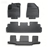 4-Piece All-Weather TPE Floor Mats for 2022-2025 Nissan Pathfinder (7-Seat) & QX60 (6-Seat)