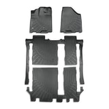 Floor Mats Liners TPE For 2013-2020 Toyota Sienna 8 Seats 3D Model All-Weather