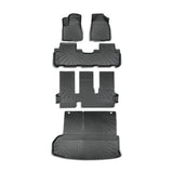 Floor Mats & Trunk Cargo Liner TPE For 2014-2019 Toyota Highlander 7 Seats