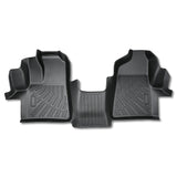 Black 1Pcs Front TPE Car Floor Mats Replacement for Transit 150 250 350 350HD 2015-2021