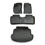 Floor Mats Liners+Trunk Cargo Liner For 2014-2019 Toyota Corolla Sedan Black
