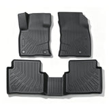 Black 3Pcs Front and Rear TPE Car Floor Mats Replacement for Corsair 2020-2026