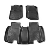 4Pcs Car Floor Mats Liner Front and Rear TPE Black Replacement for Fit 2.gen 2009-2013 Hatchback 4-Door