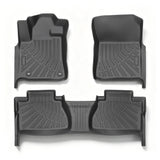 labwork 3-Piece 3D TPE All-Weather Floor Mats for 2014-2021 Toyota Tundra CrewMax Double Cab