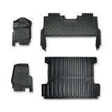3D Laser Measured TPE Floor Mats for 2015-2025 Ford F-150 / F150 Lightning SuperCrew – Eco-Friendly All-Weather Heavy-Duty Floor Liners