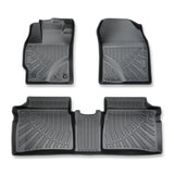 Custom Fit All-Weather Floor Mats for 2010-2015 Toyota Prius (XW30) – Heavy Duty TPE Floor Liners, 1st & 2nd Row Full Set